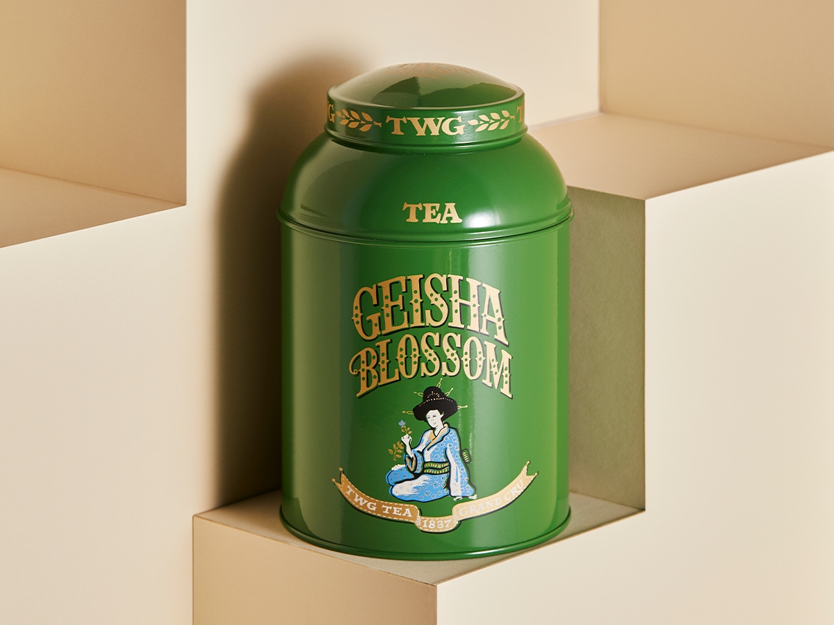 Collector's Tea Tin, Geisha Blossom Tea, 250g (Tin Only)